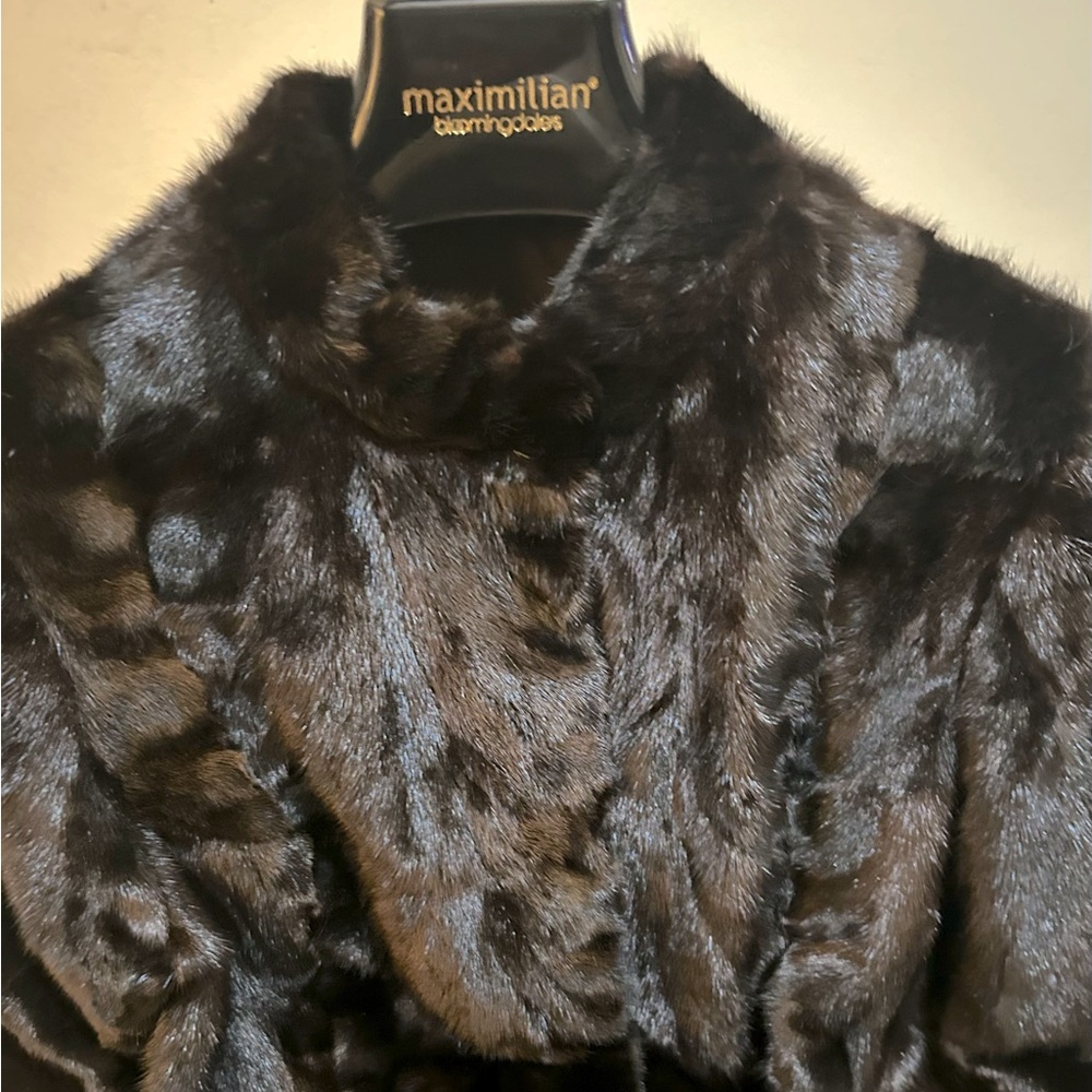 Maxilian 100% Genuine Brown Mink Coat